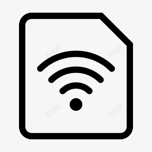 wifi电话卡svg_新图网 https://ixintu.com wifi电话卡 电话卡