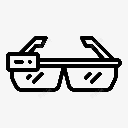 智能眼镜增强现实小工具svg_新图网 https://ixintu.com 智能 眼镜 小工 工具 可穿 穿戴 增强 现实