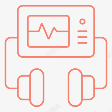 除颤器紧急情况保卫生命图标