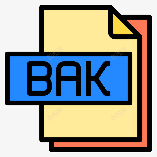 Bak文件文件格式4线性颜色svg_新图网 https://ixintu.com 文件 Bak 格式 线性 颜色