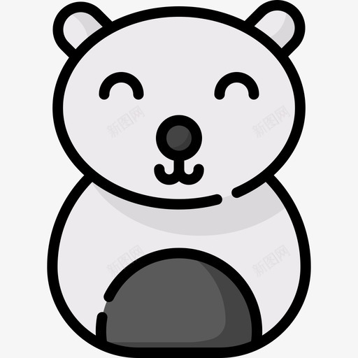 北极熊北极29线形颜色svg_新图网 https://ixintu.com 北极熊 北极 线形 颜色