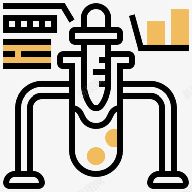 医学研究医学技术12黄影图标