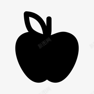 苹果甜点食物图标