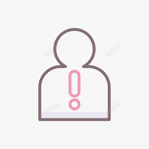 警告标志网络安全36线形颜色svg_新图网 https://ixintu.com 警告 标志 网络安全 线形 颜色