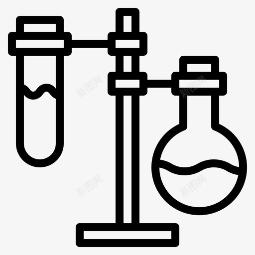 烧瓶122学校线性svg_新图网 https://ixintu.com 烧瓶 学校 线性