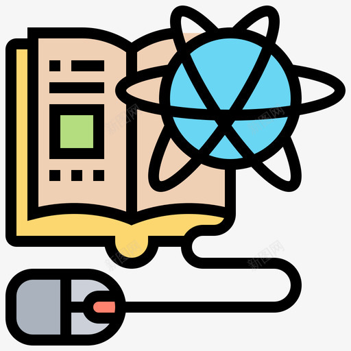 计算机科学人工智能122线性颜色svg_新图网 https://ixintu.com 计算机 科学 人工智能 线性 颜色