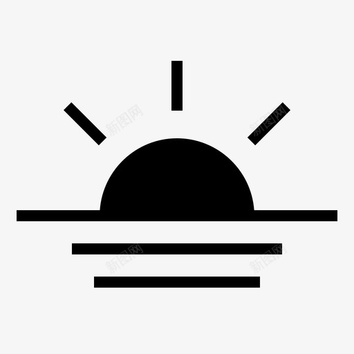 日出早晨阳光svg_新图网 https://ixintu.com 阳光 日出 早晨 天气 气和 雕文