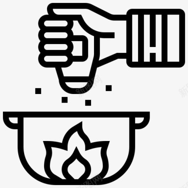 烹调烹调煮沸调味图标