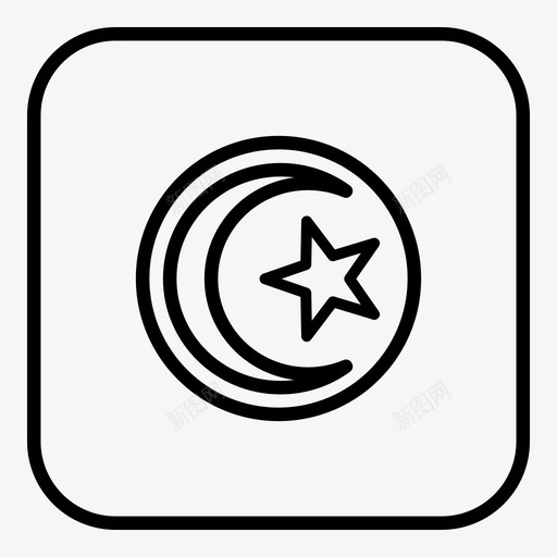 突尼斯国旗国家世界svg_新图网 https://ixintu.com 国旗 突尼斯 世界 国家 简化 圆形 方形