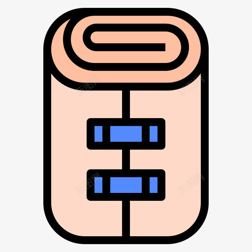 绷带医用230线性颜色svg_新图网 https://ixintu.com 绷带 医用 线性 颜色