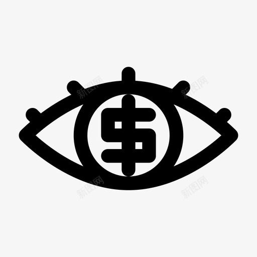 眼商业和金融104线性svg_新图网 https://ixintu.com 商业 金融 线性