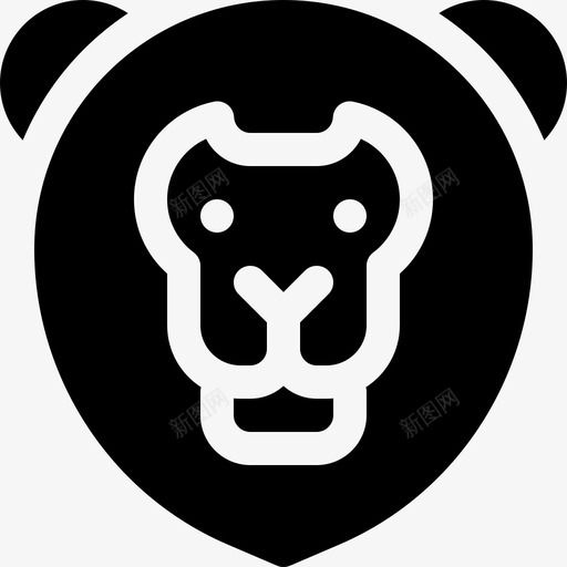 狮子英国17填充svg_新图网 https://ixintu.com 狮子 英国 填充