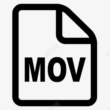 mov文件文档格式图标