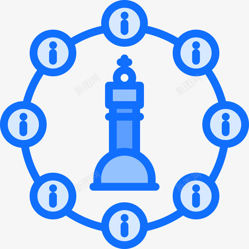 棋子国际象棋11蓝色svg_新图网 https://ixintu.com 国际象棋 棋子 蓝色 西洋棋