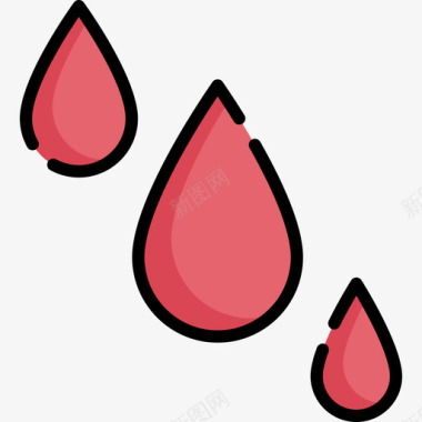 血滴献血62线色图标