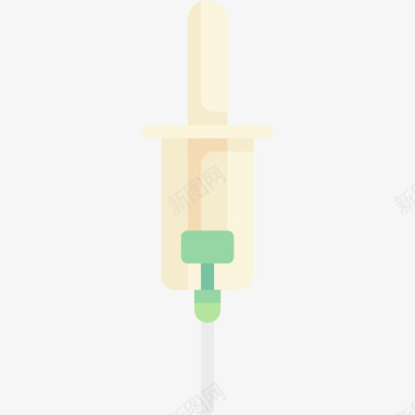 注射器献血61扁平图标