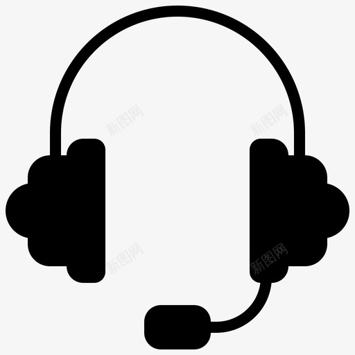 耳机通话聊天svg_新图网 https://ixintu.com 耳机 通话 聊天 服务 支持 服务支持 5部