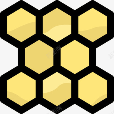 蜂巢养殖88线状颜色图标