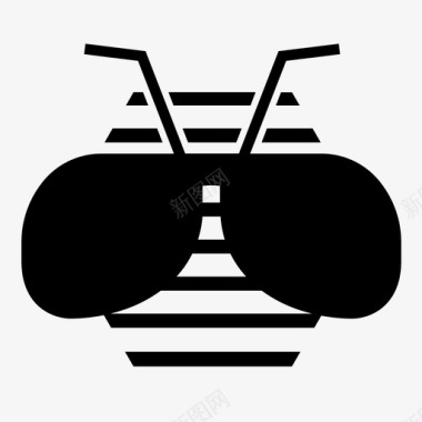 蜜蜂眼镜蜂巢图标