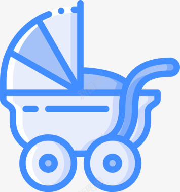 婴儿椅孕妇43蓝色图标
