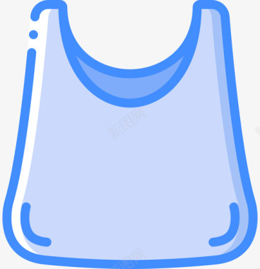 塑料袋塑料制品4蓝色图标