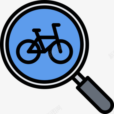 搜索40号自行车彩色图标
