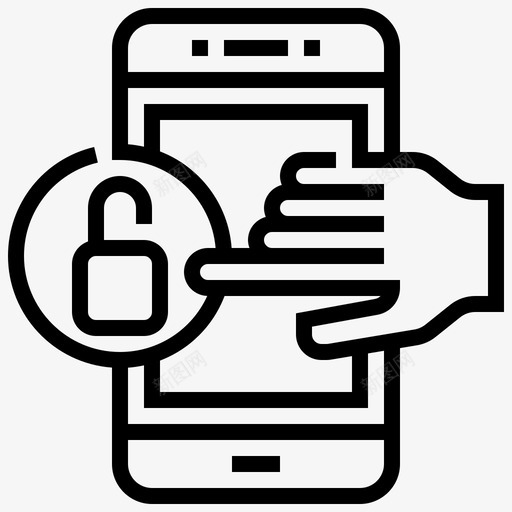智能手机安全保护svg_新图网 https://ixintu.com 智能 手机 安全 保护