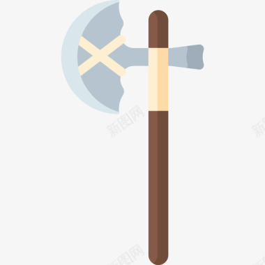 斧头中世纪73扁平图标