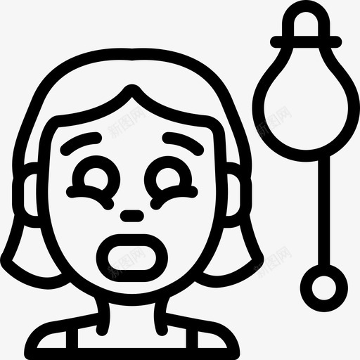 害怕恐惧1直系svg_新图网 https://ixintu.com 害怕 恐惧 直系