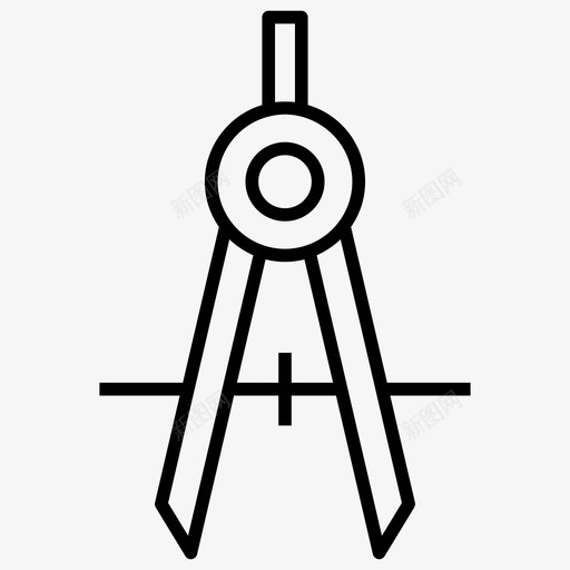 分割器指南针绘图工具svg_新图网 https://ixintu.com 分割 指南针 绘图 工具 几何图形 保护器 工具集 向量 图标