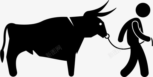 商人和公牛金融股票市场svg_新图网 https://ixintu.com 商人 人和 公牛 金融 股票市场 牛市 熊市