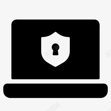 笔记本锁密码保护图标
