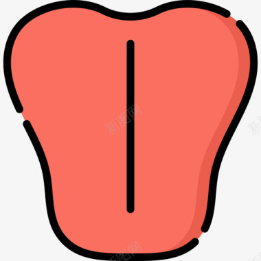 舌人体5线颜色图标