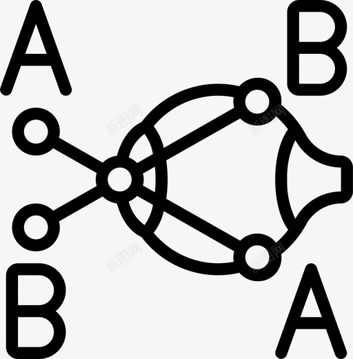 眼眼科学1线状svg_新图网 https://ixintu.com 眼科学 线状