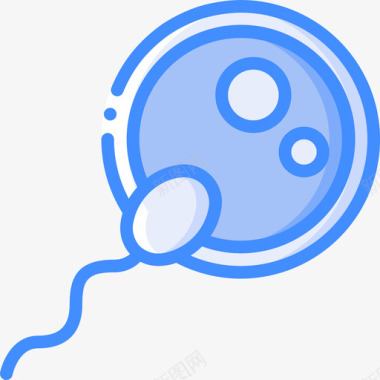 受精产妇43蓝色图标