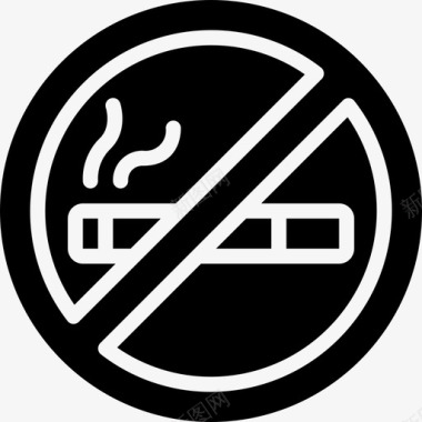 禁止吸烟孕妇41填充图标