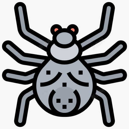蜘蛛昆虫9线形颜色svg_新图网 https://ixintu.com 蜘蛛 昆虫 线形 颜色