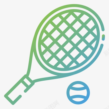 网球运动器材34坡度图标