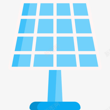太阳能电池板工业74平板图标