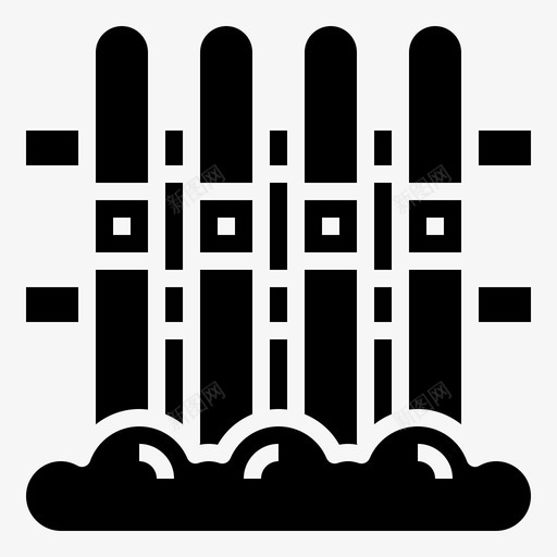 围墙建筑74填充svg_新图网 https://ixintu.com 围墙 建筑 填充