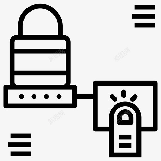 pin码访问密码svg_新图网 https://ixintu.com pin 密码 访问 保护 策略 管理 图标