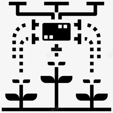 智能农场农业81填充图标