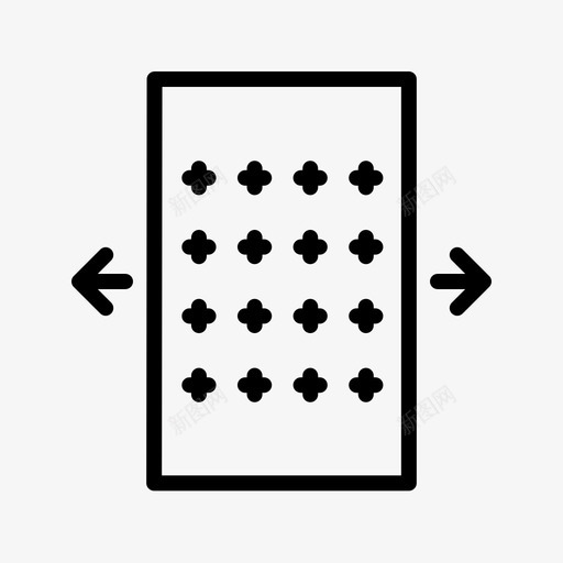 弹性织物特征11线性svg_新图网 https://ixintu.com 弹性 织物 特征 线性