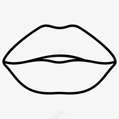 接吻唇系列性感嘴唇系列图标