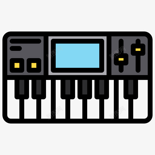 合成器留守40线性颜色svg_新图网 https://ixintu.com 合成器 留守 线性 颜色