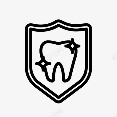牙齿保健保护牙齿护理牙齿保健图标