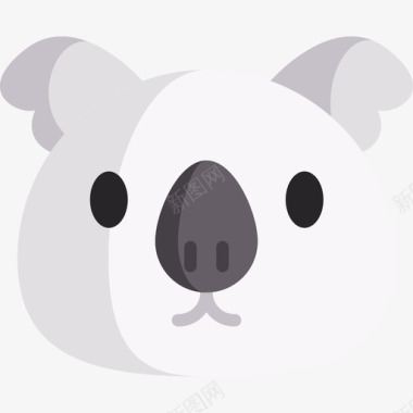 树袋熊野生动物39平坦图标