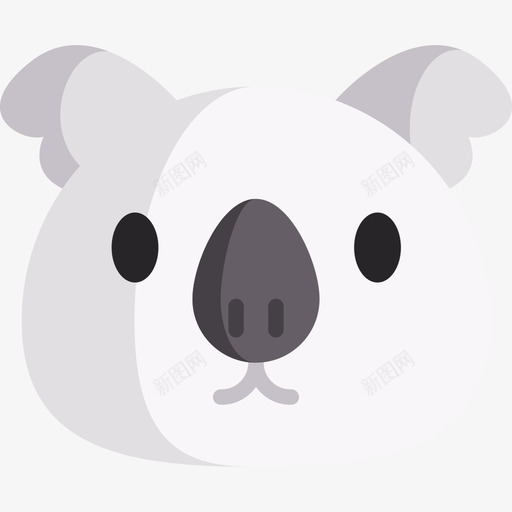 树袋熊野生动物39平坦svg_新图网 https://ixintu.com 袋熊 野生动物 平坦