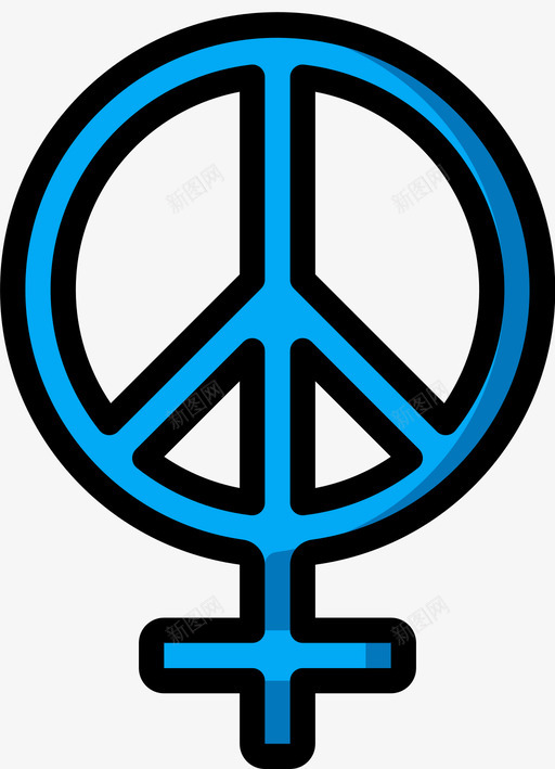 和平妇女节56线性颜色svg_新图网 https://ixintu.com 和平 妇女节 线性 颜色