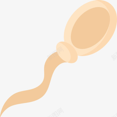 精子人体6扁平图标